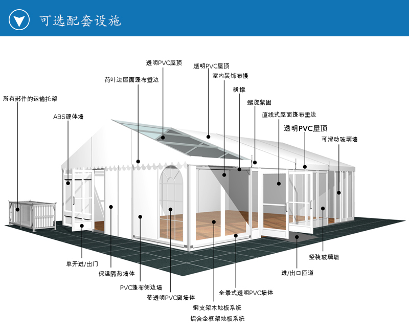 小型多邊形篷房，小型篷房，多邊形篷房，尖頂篷房，篷房定制